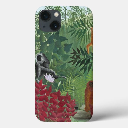 Tropisch bos met apen, 1910 (olie op doek) Case-Mate iPhone case (Achterkant)