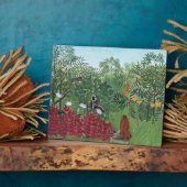 Tropisch bos met apen, 1910 (olie op doek) fotoplaat (Zijkant)