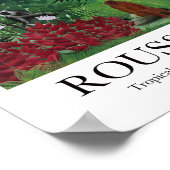 Tropisch bos met apen door Henri Rousseau Poster (Hoek)