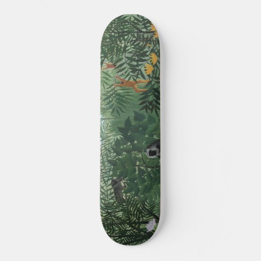 Tropisch bos met apen en slang (Rousseau) Persoonlijk Skateboard (Voorkant)