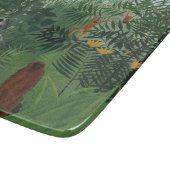 Tropisch bos met apen en slangen (Rousseau) Snijplank (Hoek)