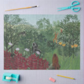 Tropisch bos met apen en slangen (Rousseau) Tissuepapier (Craft)