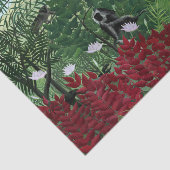 Tropisch bos met apen Rousseau Fine Art Tissuepapier (Detail)