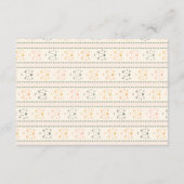 Tropisch Bos Olifant Indische bruiloft Details Informatiekaartje (Achterkant)