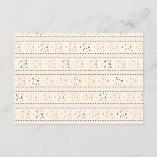 Tropisch Bos Olifant Indische bruiloft Details Informatiekaartje (Achterkant)