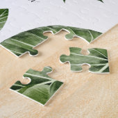 Tropisch bos rode ara gepersonaliseerde naam legpuzzel (Zijkant)