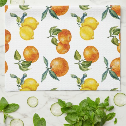 Tropisch bos theedoek (Gevouwen)