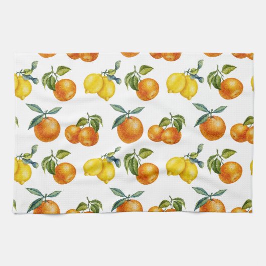 Tropisch bos theedoek (Horizontaal)