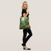 Tropisch bos tote bag (Op model)