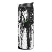 Tropisch bos van het Kikkikkikker Banyan Thermosbeker (Gedraaid links)