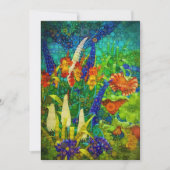  tropisch boslandschap feestdagenkaart (Voorkant)