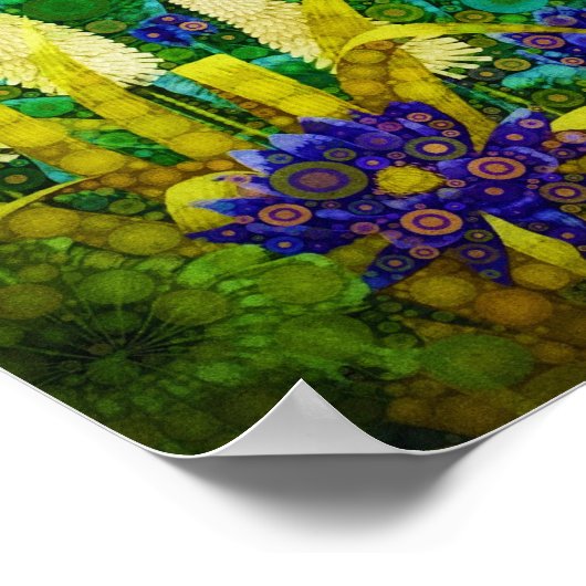  tropisch boslandschap poster (Hoek)