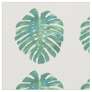 Tropisch botanisch blad stof