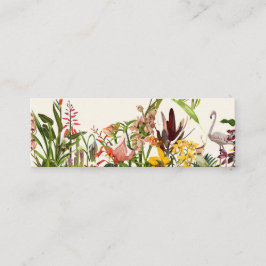 Tropisch botanisch landschap. klantenkaartje
