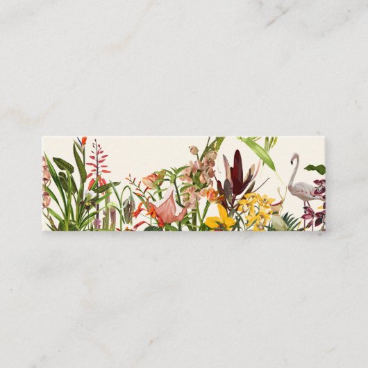 Tropisch botanisch landschap. klantenkaartje (Voorkant)