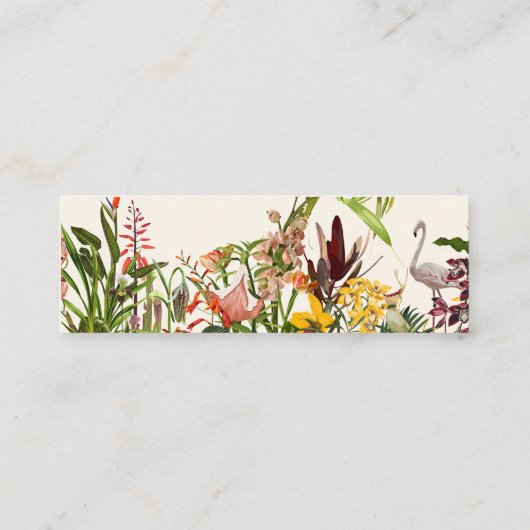 Tropisch botanisch landschap. klantenkaartje (Achterkant)