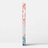 Tropisch botanisch landschap, roze palm t la Case-Mate iPhone case (Achterkant / Links)