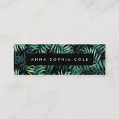Tropisch botanisch mini visitekaartje (Voorkant)