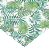 Tropisch botanisch palmboom bladpatroon tafelkleed (Gekanteld)