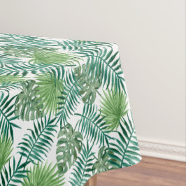 Tropisch botanisch palmboom bladpatroon tafelkleed