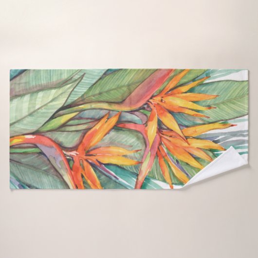 Tropisch botanisch paradijs II Badhanddoek (Badhanddoek)