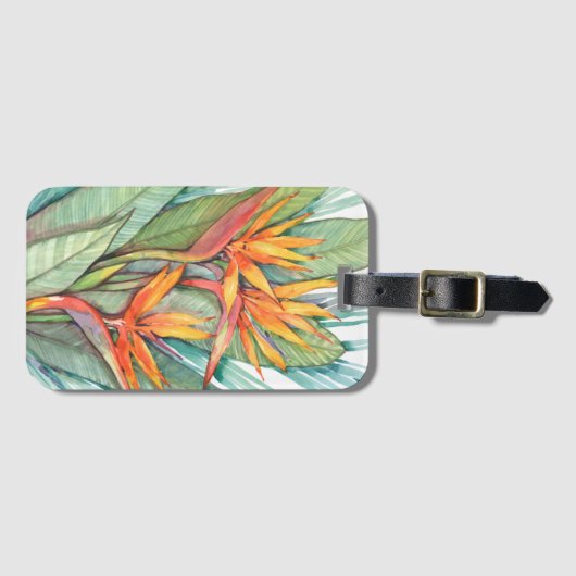 Tropisch botanisch paradijs II Bagagelabel (Voorkant (horizontaal))