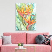 Tropisch botanisch paradijs II Canvas Afdruk (Insitu (Woonkamer))