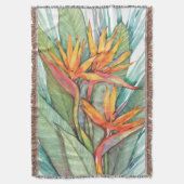 Tropisch botanisch paradijs II Deken (Voorkant Verticaal)