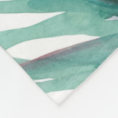 Tropisch botanisch paradijs II Fleece Deken (Hoek)