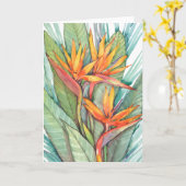 Tropisch botanisch paradijs II Kaart (Gele Bloem)