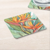 Tropisch botanisch paradijs II Kartonnen Onderzetters (Schuin)