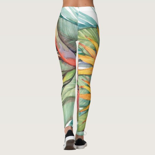 Tropisch botanisch paradijs II Leggings (Achterkant)