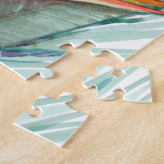 Tropisch botanisch paradijs II Legpuzzel (Zijkant)