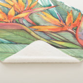 Tropisch botanisch paradijs II Sherpa Deken (3/4)