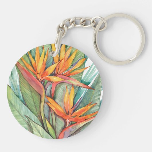 Tropisch botanisch paradijs II Sleutelhanger (Achterkant)