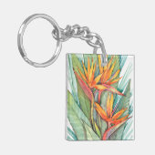 Tropisch botanisch paradijs II Sleutelhanger (Voorkant Links)