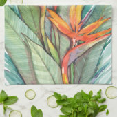 Tropisch botanisch paradijs II Theedoek (Gevouwen)
