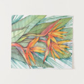 Tropisch botanisch paradijs II Wandkleed (Voorkant (horizontaal))