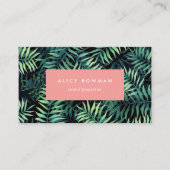 Tropisch botanisch visitekaartje (Voorkant)