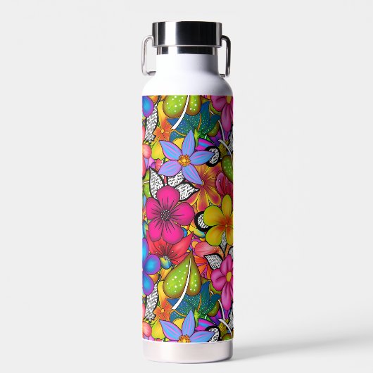 Tropisch botanisch waterfles (Voorkant)