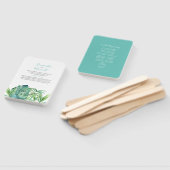 Tropisch botanische olietraceprogramma handwaaier (Niet-gemonteerd)