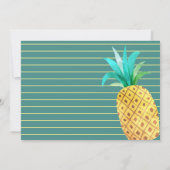 Tropisch BOY Baby shower nodigt ALOHA Watermelon u Kaart (Achterkant)