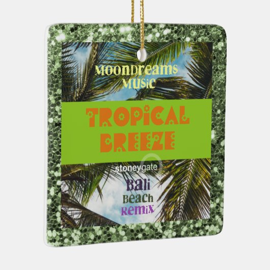 Tropisch Breeze Bali Beach Keramisch Ornament (Rechts)