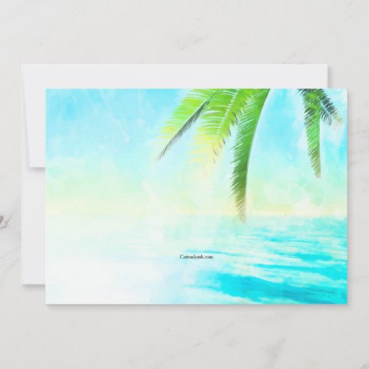 Tropisch Breeze Bewegende Aankondiging (Achterkant)