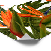 Tropisch Breeze Floral Weddenschap Welkomstteken Poster (Hoek)