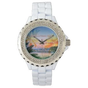 Tropisch Breeze Goa Beach Horloge