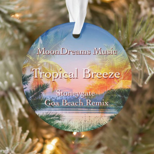 Tropisch Breeze Goa Beach Ornament (Boom)