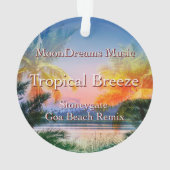 Tropisch Breeze Goa Beach Ornament (achterkant)