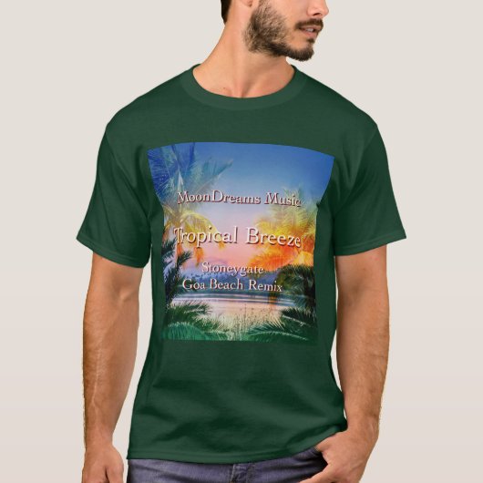 Tropisch Breeze Goa Beach T-shirt (Voorkant)