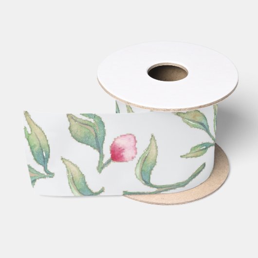 Tropisch Breeze Wedding Satin Ribbon Satijnen Lint (Spoel)